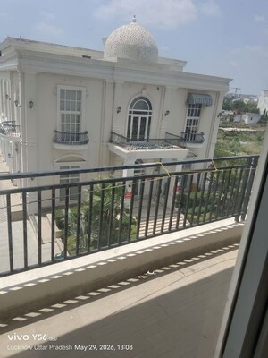Balcony in 3 BHK Apartment at Omaxe The Palace, Gomti Nagar – for Rent