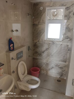 Bathroom in 3 BHK Apartment at Omaxe The Palace, Gomti Nagar – for Rent