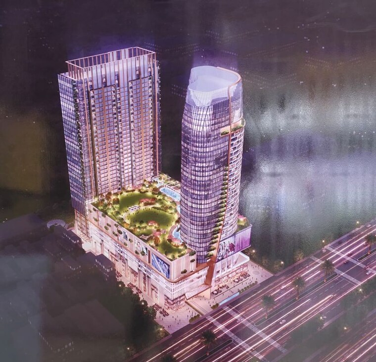 Exterior View, gaur-runway-suites Commercial Co Working Space 600 Sq.Ft. In Gaur Yamuna City Greater Noida 10414332