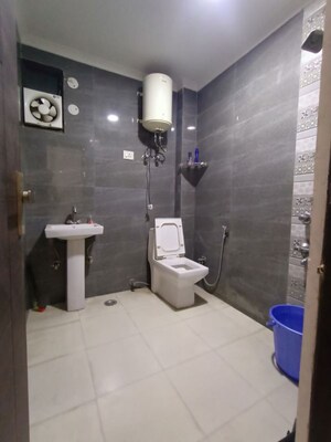 Bathroom in 1 BHK Builder Floor at Panchsheel Vihar – for Rent