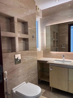 Attached Bathroom in 4 BHK Builder Floor at Defence Colony – for Rent