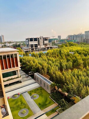 Balcony in 3 BHK Apartment at ASBL Spire, Kokapet – for Rent