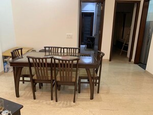 Dining area in 3 BHK Builder Floor at Jawahar Nagar – for Rent