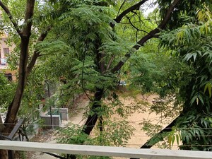 Balcony in 1 BHK Builder Floor at Kalkaji – for Rent