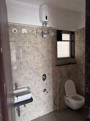 Bathroom in 1 BHK Apartment at Kohinoor Sportsville, Hinjewadi – for Rent