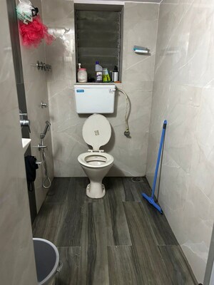 Bathroom in 2 BHK Apartment at Nisha Residency, Goregaon West – for Sale