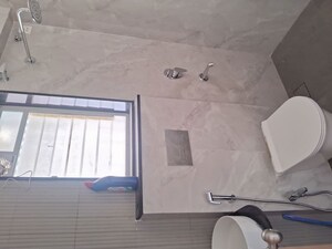 Bathroom in 3 BHK Apartment at Balaji Oriana Nest, Baner – for Rent