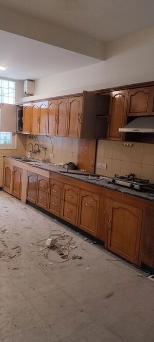 Kitchen in 3 BHK Apartment at Raheja Teachers Apartments, Sector 31 – for Rent