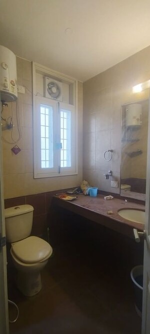 Bathroom in 3 BHK Apartment at Raheja Teachers Apartments, Sector 31 – for Rent