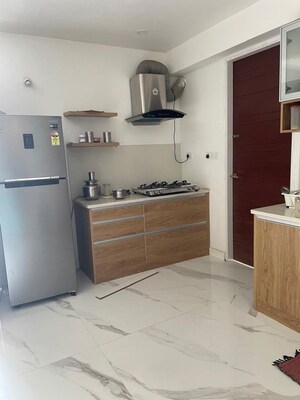 Kitchen in 2 BHK Apartment at O2 Square Residences, Nanakramguda – for Rent