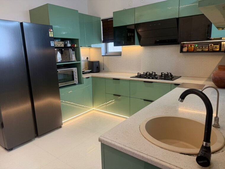 Kitchen, frontline-seven 3 Bedroom 1935 Sq.Ft. Apartment In Kokapet Hyderabad 10414590