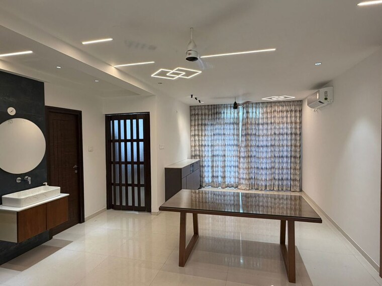 Living Room, frontline-seven 3 Bedroom 1935 Sq.Ft. Apartment In Kokapet Hyderabad 10414590