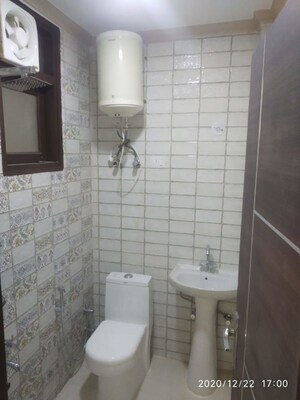 Bathroom in 2 BHK Builder Floor at Malviya Nagar – for Rent