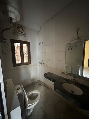 Bathroom in 3 BHK Builder Floor at Emaar Emerald Estate, Sector 65 – for Rent