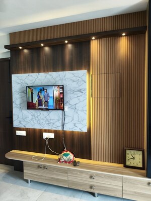 Living Room in 3 BHK Apartment at Signature Global City, Sector 37d – for Rent