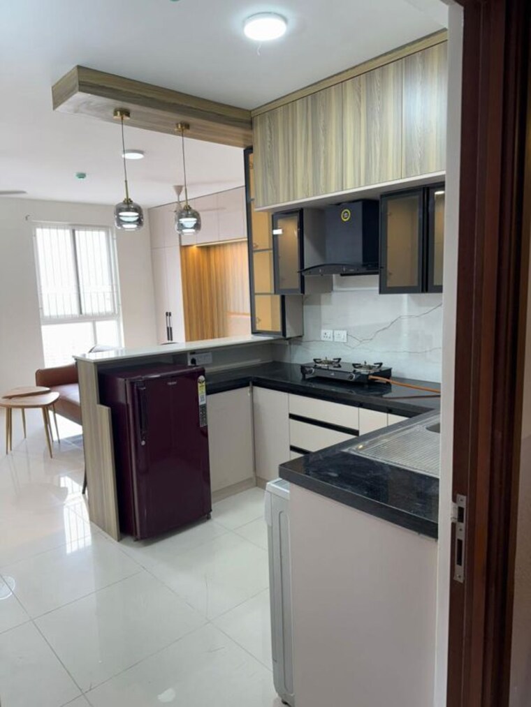 Kitchen, brigade-cornerstone-utopia-eden 1 RK 400 Sq.Ft. Apartment In Varthur Bangalore 10414656