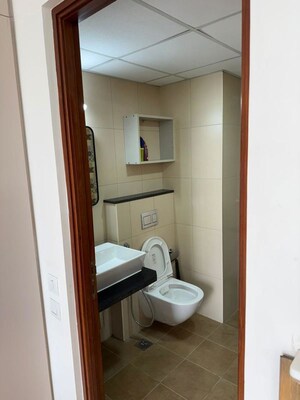 Bathroom in 1 RK Apartment at Brigade Cornerstone Utopia Eden, Varthur – for Rent