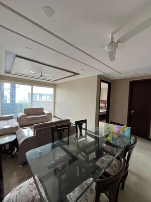 Living Room in 3 BHK Builder Floor at Greater Kailash I – for Rent