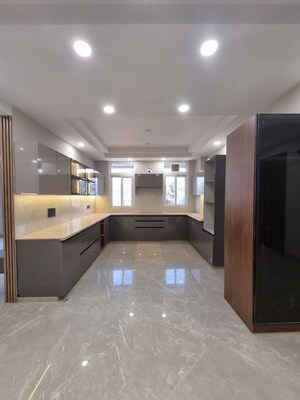 Kitchen in 4 BHK Builder Floor at Green Fields Colony – for Rent