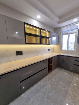 Kitchen in 4 BHK Builder Floor at Green Fields Colony – for Rent