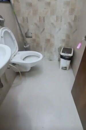 Bathroom in  Office Space at Shelton Cubix, Cbd Belapur Sector 15 – for Rent