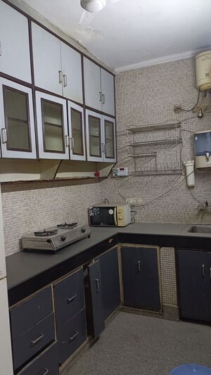 Kitchen in 3 BHK Builder Floor at New Rajinder Nagar – for Rent
