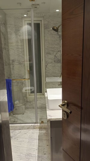 Bathroom in 3 BHK Builder Floor at New Rajinder Nagar – for Rent