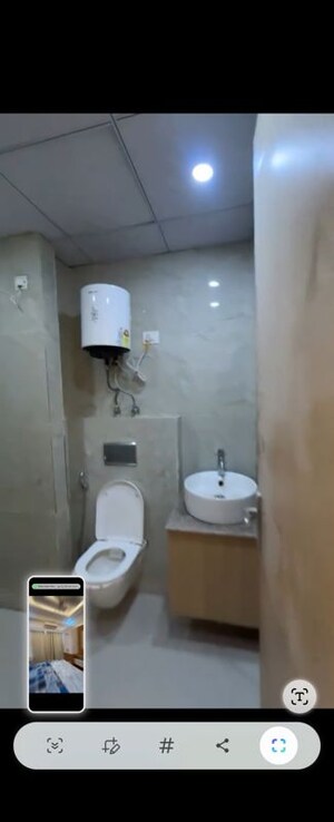 Bathroom in 1 RK Apartment at Kaveri City Center, Delta I Greater Noida – for Rent