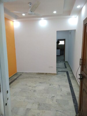 Living Room in 1.5 BHK Builder Floor at Amar Colony – for Rent