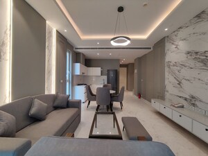 Team Area in 1 BHK Apartment at Bhartiya City Leela Residences, Thanisandra Main Road – for Rent