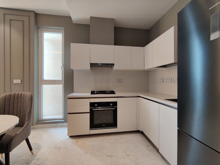Kitchen, bhartiya-city-leela-residences 1 Bedroom 1178 Sq.Ft. Apartment In Thanisandra Main Road Bangalore 10415105