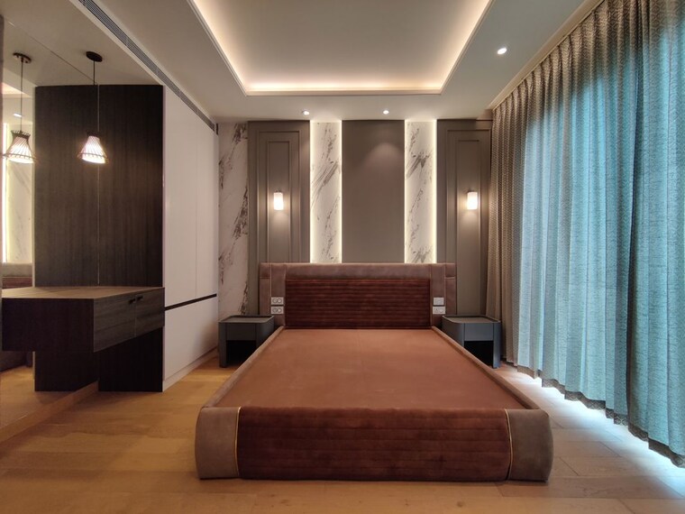 Living Room, bhartiya-city-leela-residences 1 Bedroom 1178 Sq.Ft. Apartment In Thanisandra Main Road Bangalore 10415105