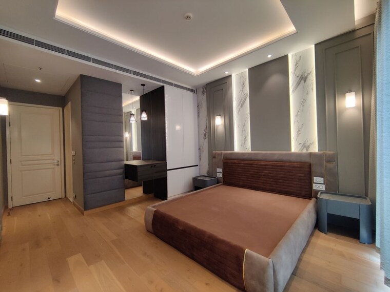 Living Room, bhartiya-city-leela-residences 1 Bedroom 1178 Sq.Ft. Apartment In Thanisandra Main Road Bangalore 10415105