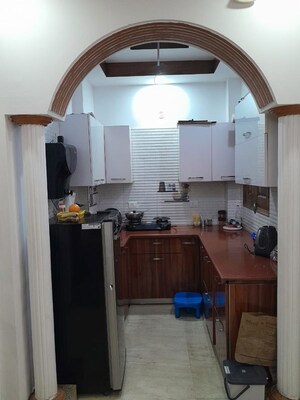 Kitchen in 1 BHK Builder Floor at Sector 9a – for Rent