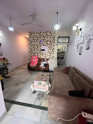 Living Room in 2 BHK Builder Floor at Malviya Nagar – for Rent