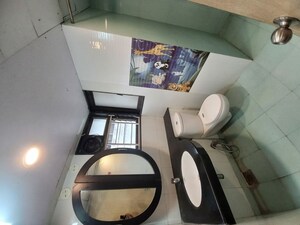 Bathroom in 3 BHK Apartment at Paranjape Blue Ridge, Hinjewadi – for Rent