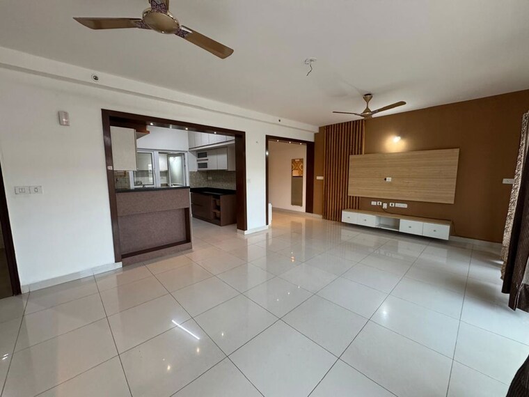 Living Room, mantri-lithos 3 Bedroom 1950 Sq.Ft. Apartment In Thanisandra Bangalore 10415195