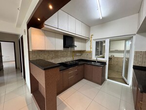 Kitchen in 3 BHK Apartment at Mantri Lithos, Thanisandra – for Rent