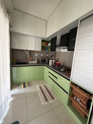 Kitchen in 2 BHK Apartment at Sobha Dream Gardens, Thanisandra Main Road – for Rent