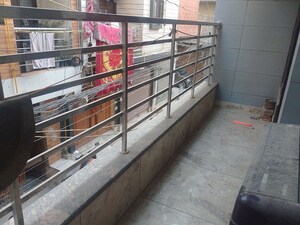 Balcony in 3 BHK Builder Floor at Dwarka Mor – for Rent