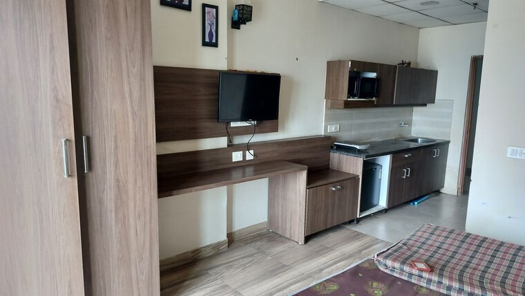 Kitchen, paramount-golf-forest-studio-apartments-oak-tower 1 RK 435 Sq.Ft. Apartment In Zeta I Greater Noida Greater Noida 10415267