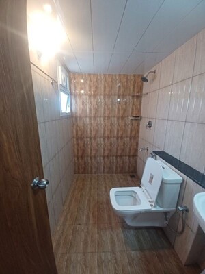 Bathroom in 2 BHK Apartment at Bhartiya City Nikoo Homes 4, Thanisandra Main Road – for Rent