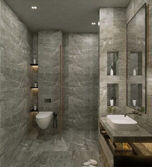 Bathroom in 3 BHK Builder Floor at Sector 82a – for Sale