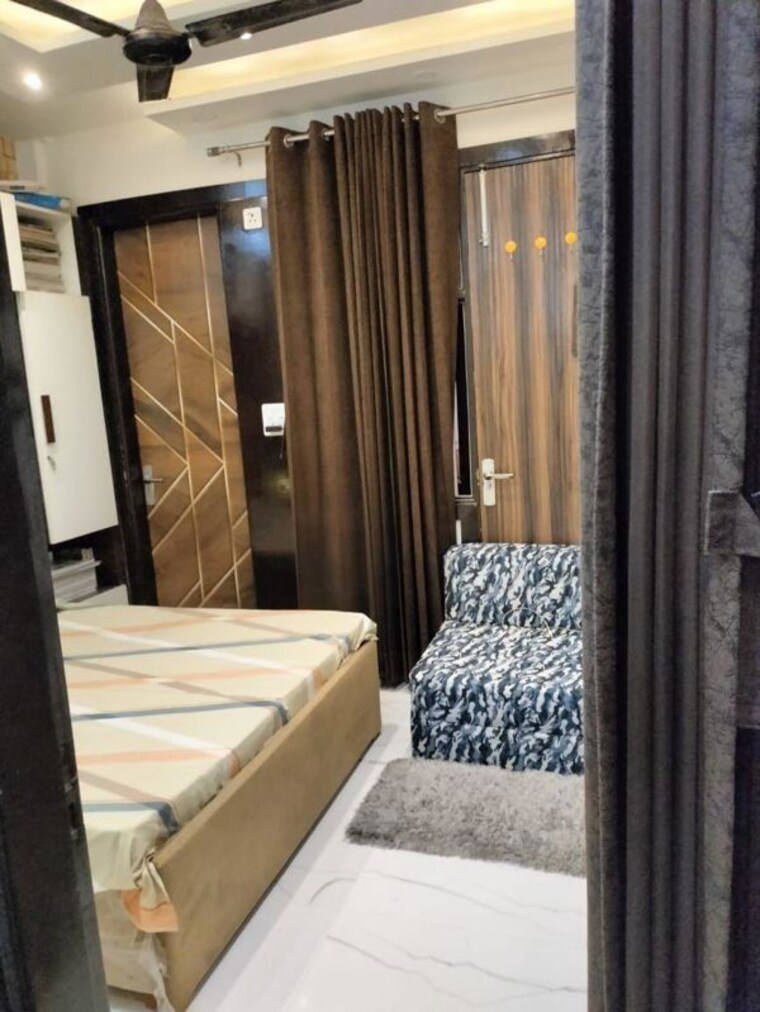 Bedroom, dwarka mor 2 Bedroom 750 Sq.Ft. Builder Floor In Dwarka Mor Delhi 10415319