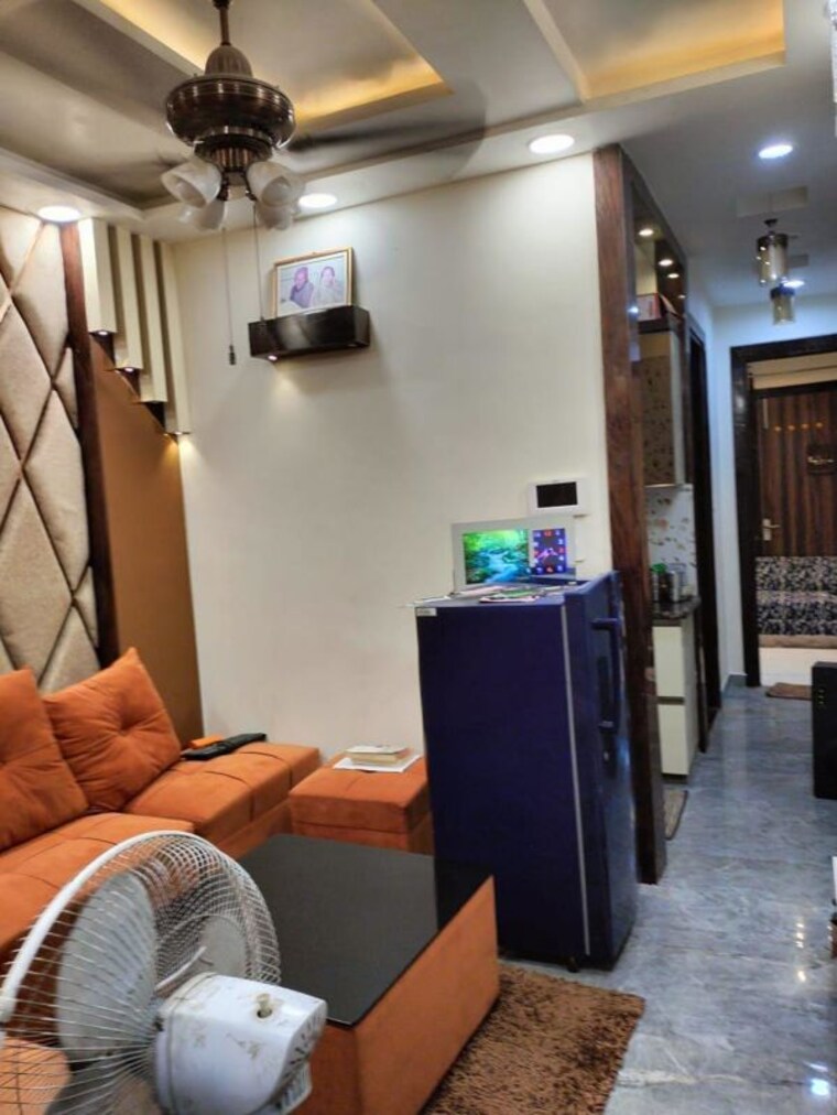 Living Room, dwarka mor 2 Bedroom 750 Sq.Ft. Builder Floor In Dwarka Mor Delhi 10415319