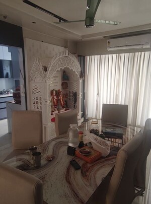 Living Room in 4 BHK Apartment at Rishita Manhattan, Gomti Nagar – for Rent