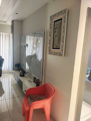 Living Room in 4 BHK Apartment at Rishita Manhattan, Gomti Nagar – for Rent
