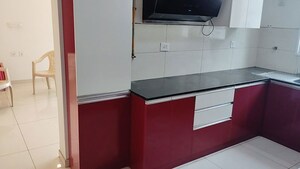Bathroom in 3 BHK Apartment at L&T Raintree Boulevard, Hebbal – for Rent