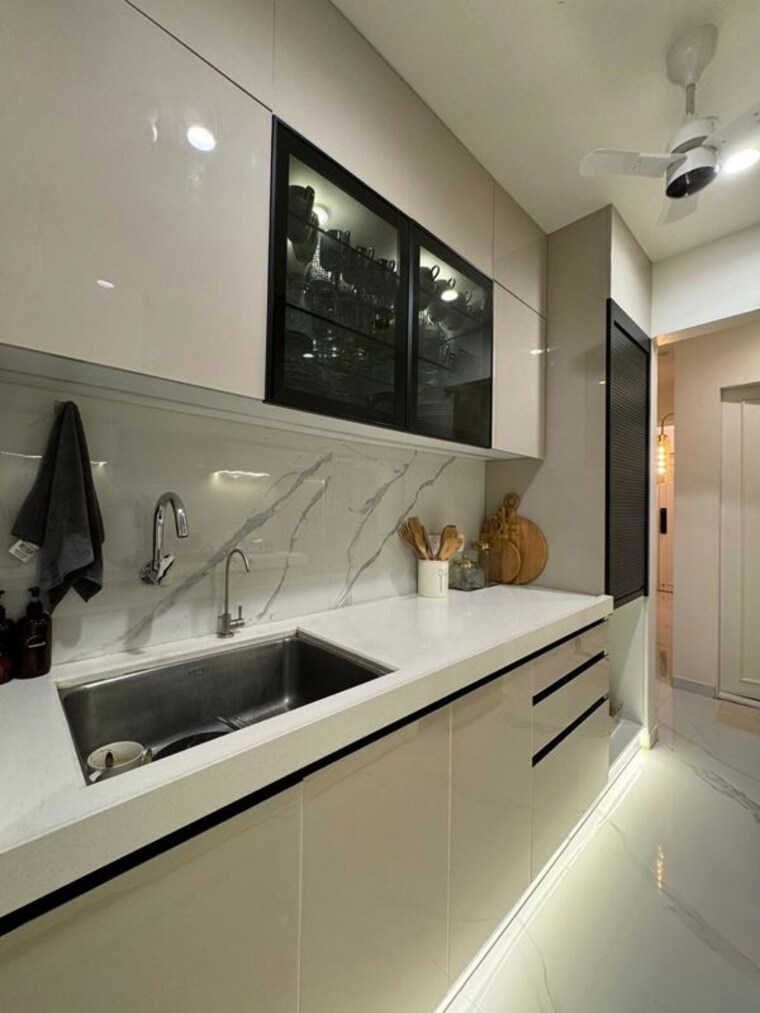 Kitchen, level-the-residences 2 Bedroom 550 Sq.Ft. Apartment In Andheri West Mumbai 10415454