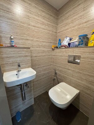 Bathroom in 1 BHK Apartment at Lodha Unica, Jogeshwari West – for Rent